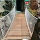 thumbnail image 4 of Soidarity Red de escalada al aire libre, resistente al desgaste y segura, para buscadores de aventuras, red de protección para balcón, nailon Escalada 150*10cm, 4 of 6