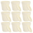 thumbnail image 1 of unbranded 10Jgo Macetas Decorativas De Plástico Beige Para Jardinería En Casa Y Balcones, 1 of 6