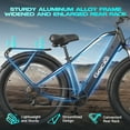 thumbnail image 6 of Gocio Electric Bike for Adults, 26"x4.0" Fat Tire Mountain Ebike, 1000W Peak Motor, 48V 15Ah Battery, 28 Mph, 7-Speed Off-Road , UL2849, 6 of 13