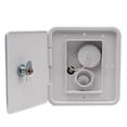 thumbnail image 3 of Threaded Screws Hatch Cover Parts Caravan Lockable Accessories Square Water Intake Universal With Keys RV Trailer Fill Dish ,RV Tool, 3 of 6