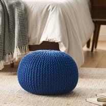 Belle Knitted Cotton Pouf