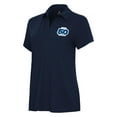 thumbnail image 2 of Women's Antigua  College Navy Seattle Seahawks 50th Season Era Polo, 2 of 3