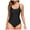 Black, variant on TTUHYWXI Women Sexy Color Block Open Back Bathing Suit One Piece Cheeky High Cut Thong Swimsuits (Black, XL)
