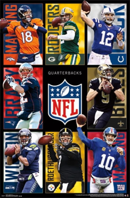 NFL Quarterbacks 15 Poster Print (24 x 36)