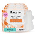 thumbnail image 1 of Almohadillas sanitarias The Honey Pot Company Non-Herbal Super 64 unidades, 1 of 9