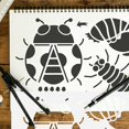 thumbnail image 3 of 4pcs Life Cycle of Insect Stencil Plastic Butterfly Beetle Bug Drawing Stencil Creature Growth Cycle Educational Evolution Toy Growth Stage Learning for Kids Scrapbooking, 3 of 8