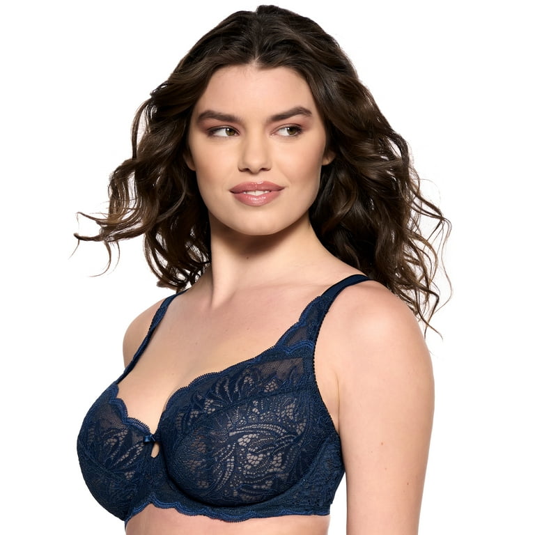 Paramour 115048 Dahlia 4-Section Cup Geo Lace UW Bra 42H
