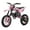 Pink, variant on Happydeer 49cc Kids Dirt Bike, Gas Power Off Road Mini Motorcycle, Mini Bike with 10 inch Anti-slip Tires Front Rear Disc Brakes, Pull Start, 2-Stroke, Speeds up to 40km/h (Black)