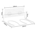 thumbnail image 2 of Jinsinto Long Boots Wall Mount Shoe Rack Boots Support Wall-mounted Dust-proof Long Boots Storage Rack, 2 of 5