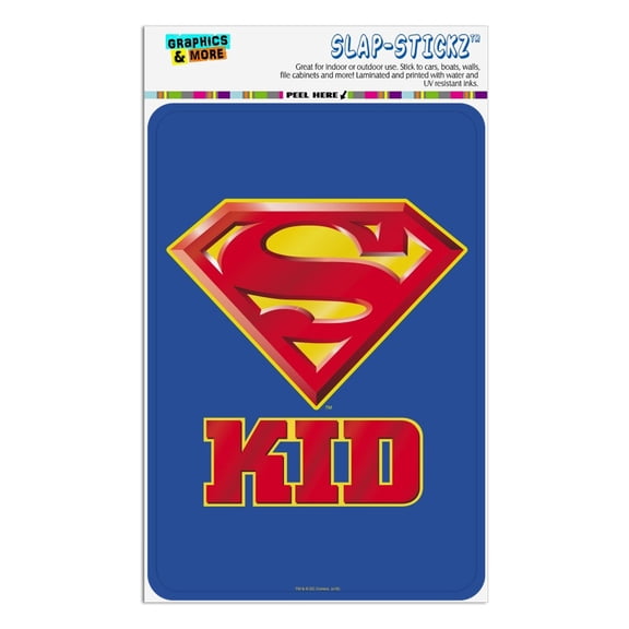 Superman Super Kid Shield Logo Home Business Office Sign