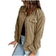thumbnail image 4 of Puntoco, abrigo para mujer, moda para mujer, Color sólido, manga larga, solapa, top, cárdigan informal suelto, top, abrigo, liquidación de Navidad Puntoco Puntoco-465, 4 of 9