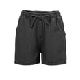 thumbnail image 6 of ADSSDQ Jean Shorts Womens 2026 Summer Casual Lightweight High Waisted Comfy Stretchy Pull on Trendy Drawstring Denim Short Gray XL, 6 of 6