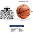 thumbnail image 4 of FRIDEKO HOME 8.86" Crystal Ceiling Light Fixture, E26 Base, Black Modern Semi Flush Mount Ceiling Light for Hallway, Closet, Foyer, Bathroom (Without Bulb), 4 of 10