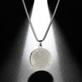 thumbnail image 4 of Collar de acero inoxidable de San Cristóbal para hombre de Philip Jones, 4 of 5