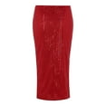 thumbnail image 4 of Holiday Skirts For Women Elegant High Withed Tummy Toned A Line Midi Skirt Comfortable Fit Party Carnival Dance Dress 2026 Fashion Outfits, 4 of 4