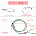 thumbnail image 3 of Unique Bargains Slip for Dogs 5FT No-Pull Dog Leash with Comfortable Rope Design Heavy Duty Training for Small Medium Dogs Green, 3 of 7