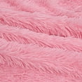 thumbnail image 5 of Unique Bargains Double-sided Fluffy Shaggy Faux Fur Blanket Pink Twin(60" x 80"), 5 of 8