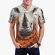 thumbnail image 1 of Balery Polka Dot Rhino Welcome Camisa Polo de Hombre con Estampado, de Manga Corta y Tejido Medio, Camisa Tipo Golf Polo-Medium, 1 of 6