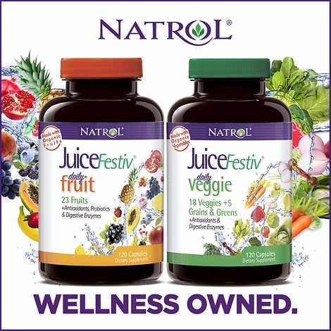 Natrol JuiceFestiv, 240 Capsules - Walmart.com - Walmart.com Natrol JuiceFestiv, 240 Capsules - Walmart.com - Walmart.com
