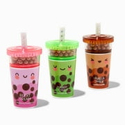 Claire's Boba Tea Shaker Lip Balm Set - 3 Pack, 3