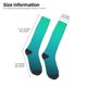 thumbnail image 2 of Balery Green Turquoise Teal Calcetines novedosos Calcetines deportivos Calcetines hasta la rodilla Calcetines de algodón Calcetines originales y geniales, 2 of 6