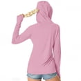 thumbnail image 7 of Sun Protection Zip Up Hoodies for Women Lightweight Long Sleeve Workout Tops Solid Color Casual Outdoor Hiking Clothes, 7 of 7