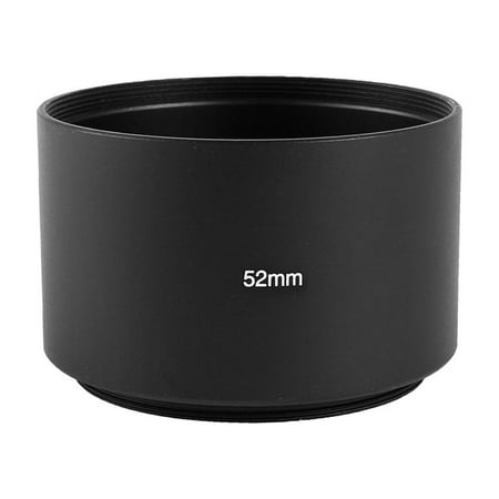 Camera Filter Screw-in Mount 52mm Metal Lens Hood Shade