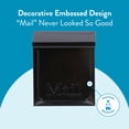 thumbnail image 6 of Architectural Mailboxes Townhouse Locking, Galvanized Steel, Small, Wall-Mount Mailbox in Black, 6 of 9