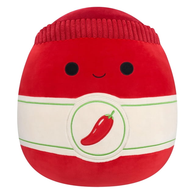 Peluche Squishmallows 40 cm Illia Red Sriracha Grande Suave