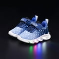 thumbnail image 4 of Gyujnb Girls Sneakers for Toddlers Light Up Walking Shoes Non Slip Comfortable Breathable Casual Outdoor Play Shoes,Boys Shoes,Girls Shoes,Size:2.5-3 Years, 4 of 9