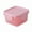 Pink, variant on Luoshdecor Small Food Storage Containers With Snap Lids ,Reusable Condiment Sauce Containers Airtight Freezer Storage Box for Kitchen,Refrigerator,Travel
