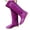 Purple, variant on Women's Rain Boots Fashion Water-proof Garden Work Rubber Boots Tall Knee High Outdoor Water Shoes