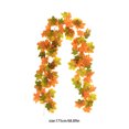 thumbnail image 3 of Lilixerw Fall Garland Maple Leaf,Hanging Vine Garland Artificial Autumn Foliage Garland Thanksgiving Decor,for Home Wedding Fireplace Party Christmas, 3 of 6