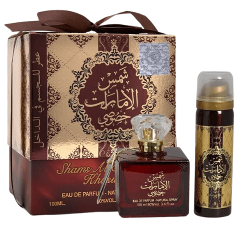Ard Al Zaafaran Shams Al Emarat Khususi pour Lui / Elle EDP 100 ml / 3.4 Fl. oz. + Vaporisateur Parfumé 50 ml