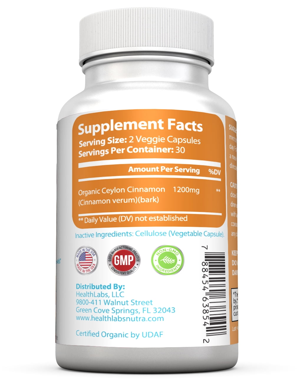 Organic Ceylon Cinnamon Blood Sugar Support, Reduce Inflammation and