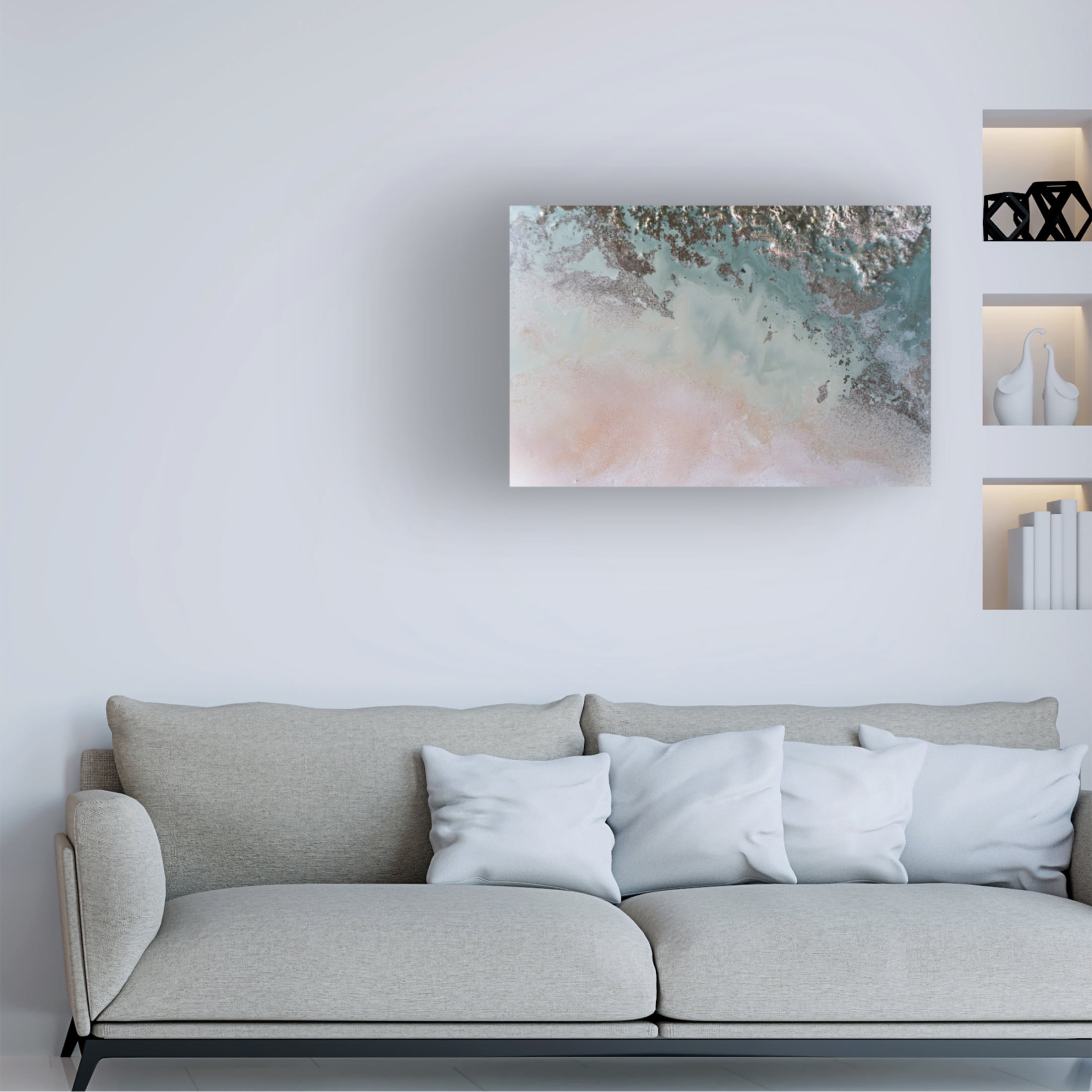 Canvas Wall Art - Petra Meikle de Vlas 'Boundless' Wall Art for Living Room, Bedroom, or Office Décor by Trademark Fine Art - 19 x 12 Inches