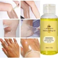 thumbnail image 4 of Suero blanqueador amarillo, aceite Exfoliante para el cuidado de la piel muerta, elimina la piel oscura, brazos, rodillas, piernas, melanina, exfoliante corporal brillante, 4 of 5