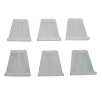 Spline Channel Pull Tabs, White (25-pack)