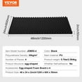 thumbnail image 6 of VEVOR Acoustic Foam Panels, 4 Pack 48 x 24 x 2 inches, Egg Designed Soundproof Wall Panels, Acoustic Panels,Sound Dampening Absorbing Panels for Studio Wall and Ceiling,Black, 6 of 8