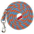 thumbnail image 2 of Corde à Cheval, Corde à Cheval en Nylon Sans Friction et Polyvalente Résistante au Tiraillement pour les Jeux du Bétail Bleu Orange, 2 of 8