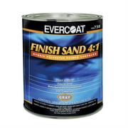 Fibre glass Evercoat 100738 Finish Sand, 1 gal Round Can, Gray, 4:1 Mixing, Use: DTM