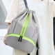 thumbnail image 5 of Mochila deportiva con cordón y compartimento para zapatos, bolsa de gimnasia de poliéster de alta densidad resistente al agua, bolsa de cuerda de gran capacidad de 18.5 "x12.5" con múltiples, 5 of 8