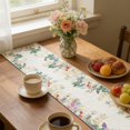 thumbnail image 5 of Decorative Floral Table Runner Seasonal Summer Home Kitchen Dining Indoor Farmhouse Banner, 5 of 5