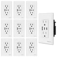 thumbnail image 1 of Pack 10 Contactos Duplex Con Puertos Usb-a Y Tipo-c. Fratech LS9931CC, 1 of 5