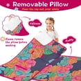 thumbnail image 3 of Pioneer Flower Floral Print Pattern Toddler Nap Mats for Kids Preschool,Sleeping Mat Bag or Kids,Toddler Sleeping Bag,Toddler Nap Mat or Daycare, 3 of 6