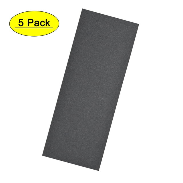 Uxcell 500 Grits Waterproof Sandpaper Wet Dry Sand Paper Silicone Grey 5 pcs
