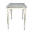 thumbnail image 3 of International Concepts Unfinished 36" Solid Dining Table with Turned Legs, 3 of 5