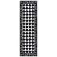 thumbnail image 2 of Safavieh Chelsea Marilou Bordered Wool Runner Rug, Black/Ivory, 2'6" x 10', 2 of 12