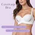 thumbnail image 3 of LeSensuel T Shirt Bra with Underwire - Comfortable Back Smoothing Bras for Women, 3 of 7