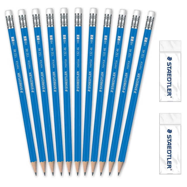 Set de Lápices STAEDTLER Norica Clase y Borrador, Paquete de 250 unidades